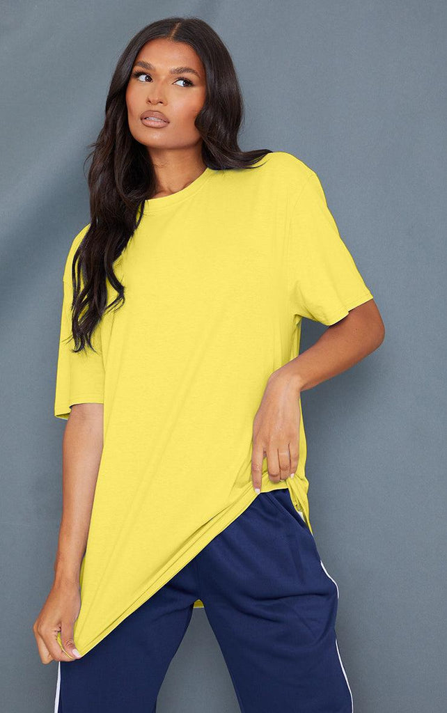 Effortless Elegance: The Perfect Oversized Comfort for Women - (Yellow) - Young Trendz