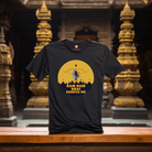 Divine Elegance: Ram Ram Sariye ne T-Shirt - Young Trendz