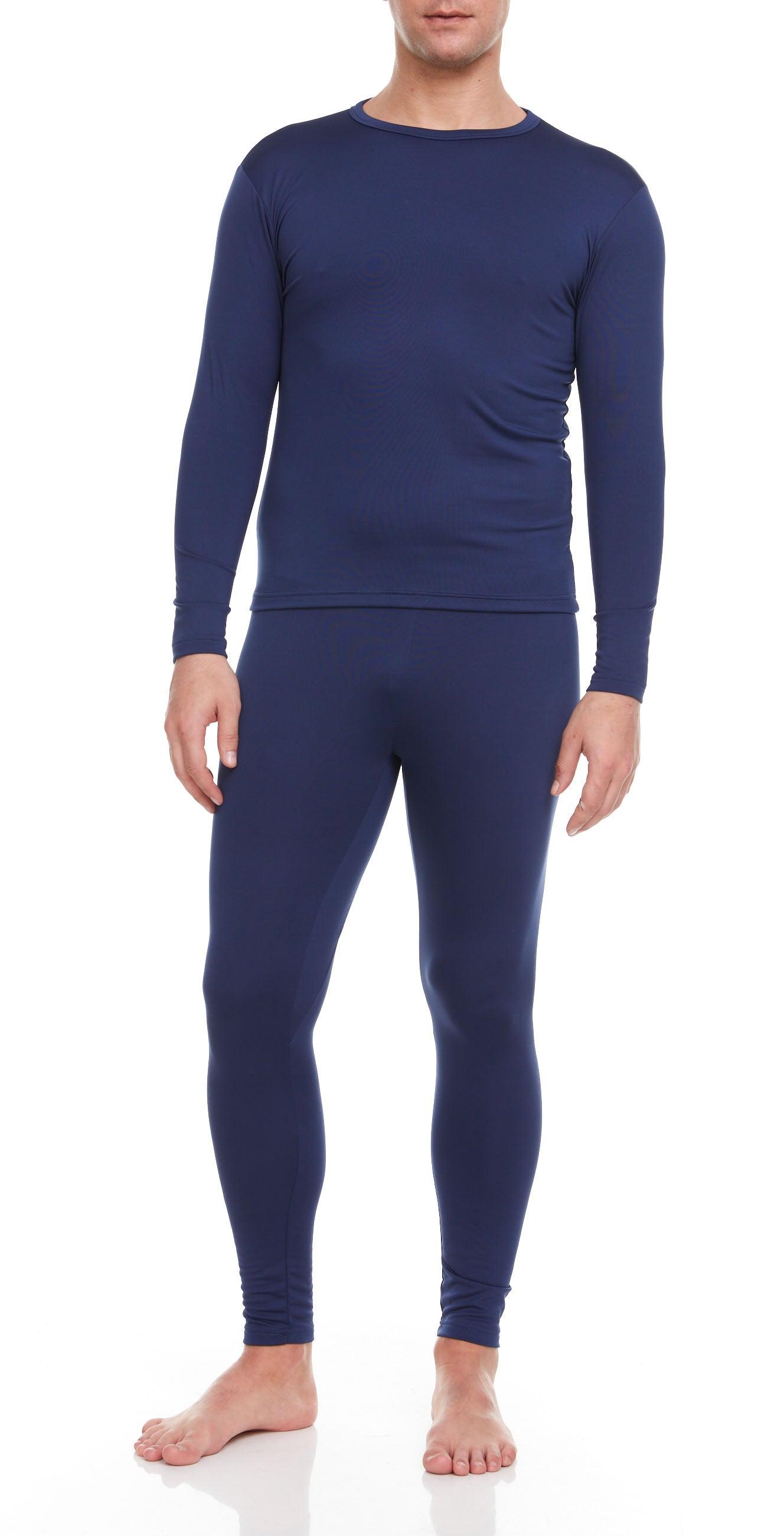 Winter Essentials: Trendy Men's Thermal Wear Sets -(Navy) - Young Trendz