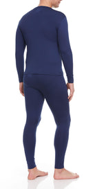 Winter Essentials: Trendy Men's Thermal Wear Sets -(Navy) - Young Trendz