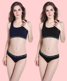 Young Trendz Womens YT Elastic Combo Lingerie Set - Young Trendz