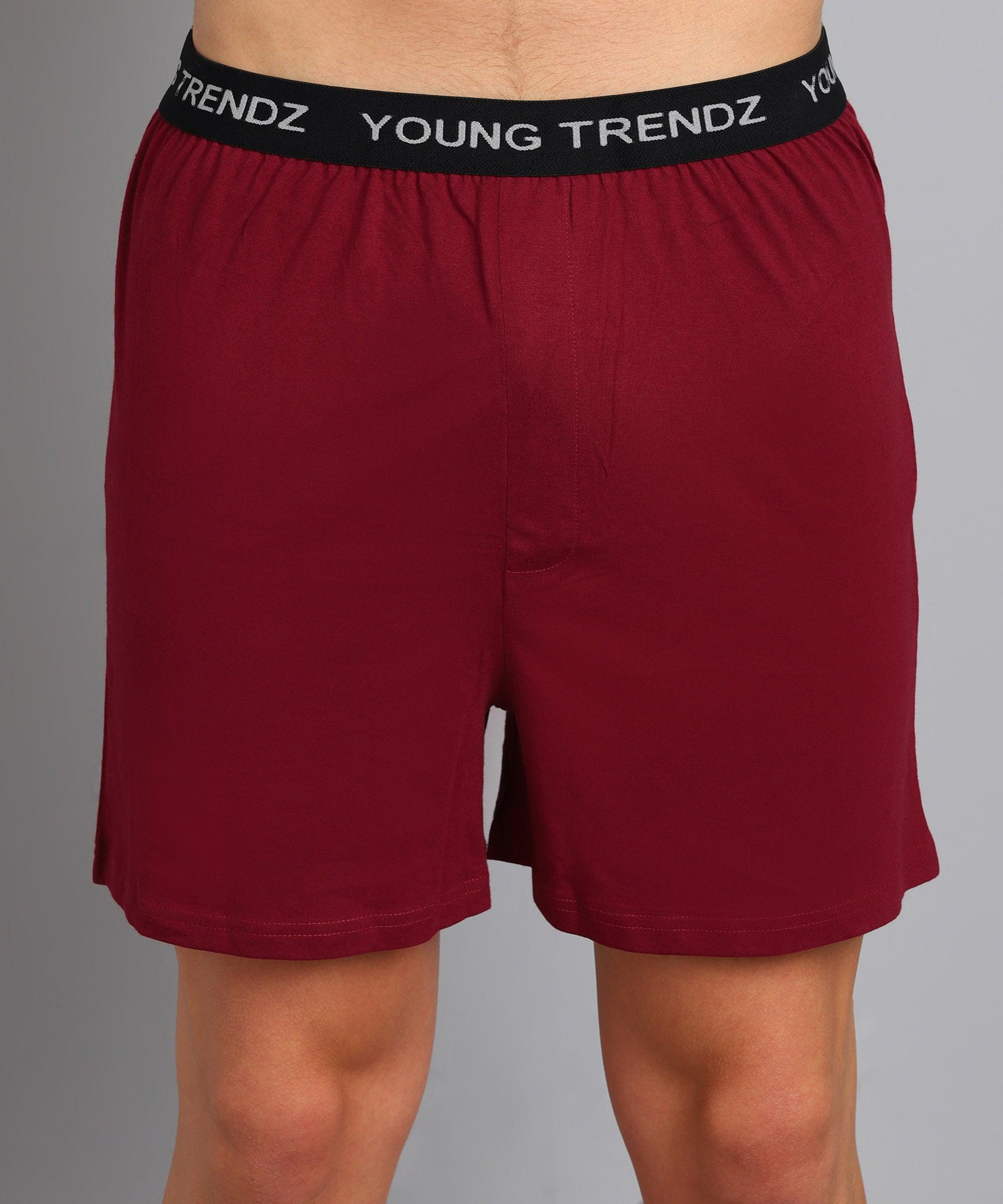 Men's Outer Elastic Boxer - Young Trendz