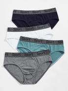 Premium Imported Underwear - Men Pack Of 4 Briefs - Young Trendz