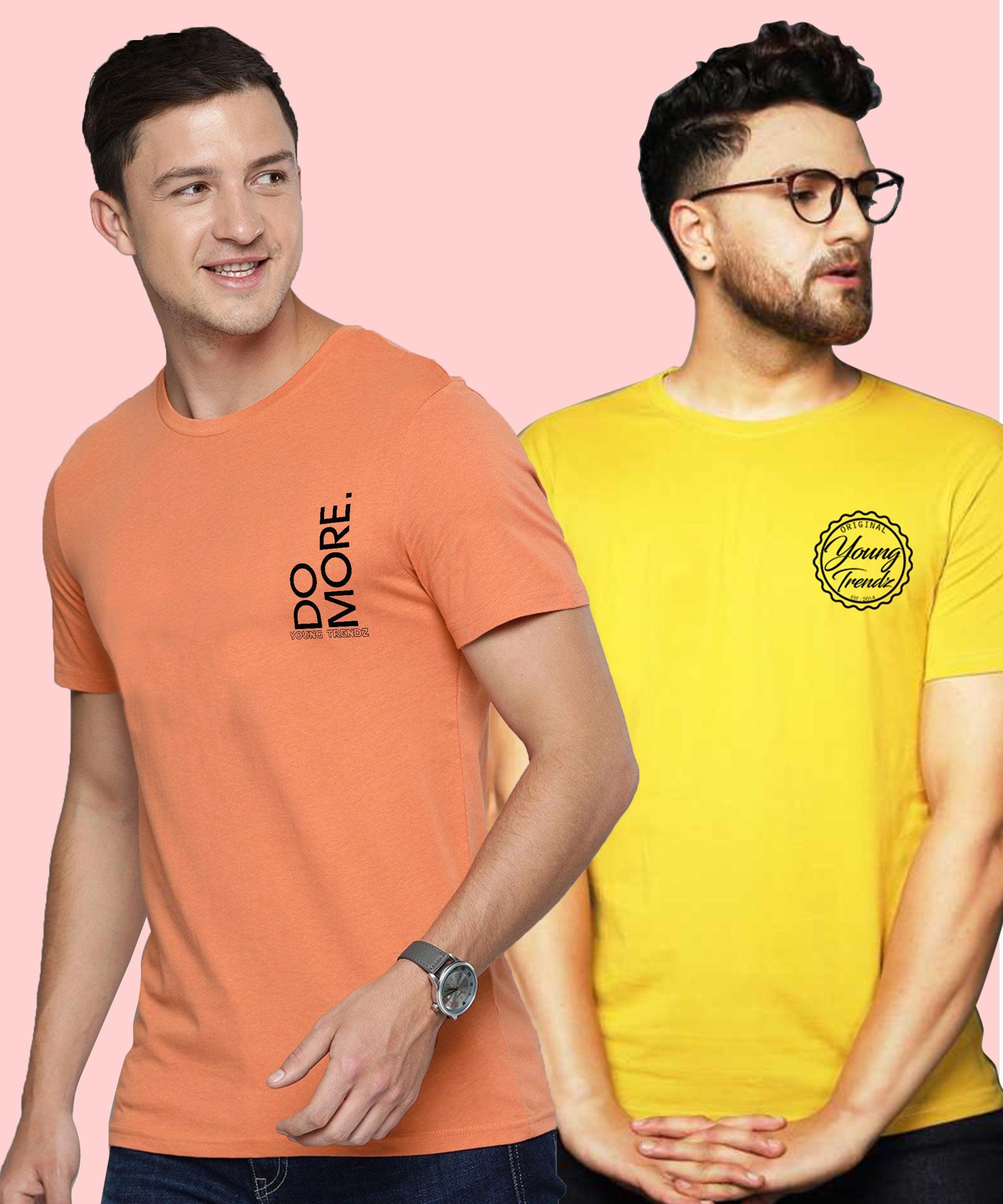 Young Trendz Mens Pocket Printed Combo Tshirt - Young Trendz