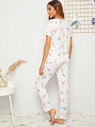 Women Printed T.Shirt & Pyjama Co-Ord Set - Young Trendz