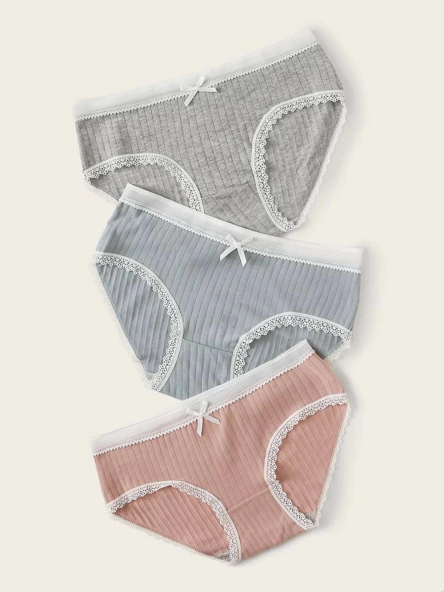 Premium Imported Underwear - Women Pack Of 3 Briefs - Young Trendz