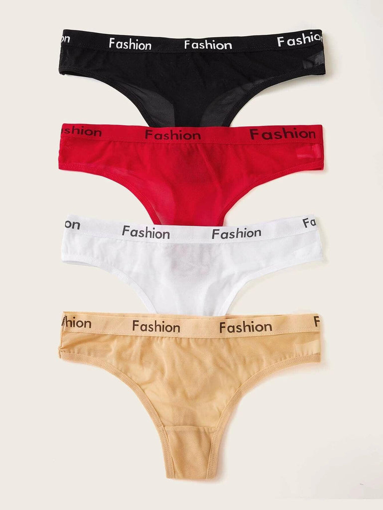 Premium Imported Underwear - Women Pack Of 4 Briefs - Young Trendz