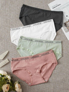 Premium Imported Underwear - Women Pack Of 4 Briefs - Young Trendz