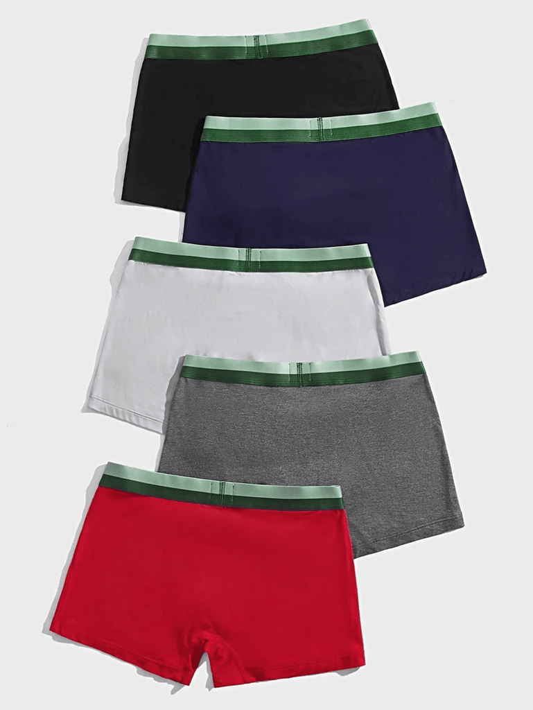 Premium Imported Underwear - Men Pack Of 5 Trunks - Young Trendz