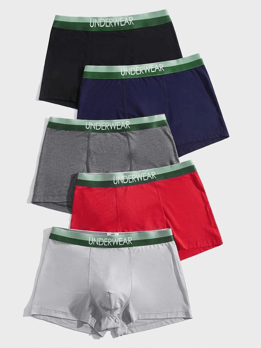 Premium Imported Underwear - Men Pack Of 5 Trunks - Young Trendz