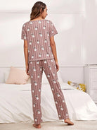 Women Printed T.Shirt & Pyjama Co-Ord Set - Young Trendz