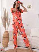 Women Printed T.Shirt & Pyjama Co-Ord Set - Young Trendz