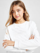 Girls Full Sleeve Solid Sweatshirt - Young Trendz