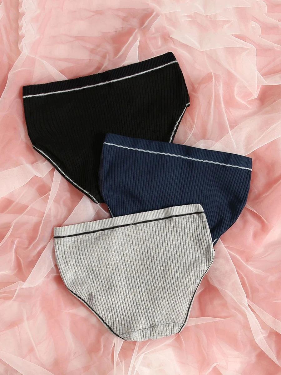 Premium Imported Underwear - Women Pack Of 3 Briefs - Young Trendz