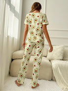 Women Printed T.Shirt & Pyjama Co-Ord Set - Young Trendz