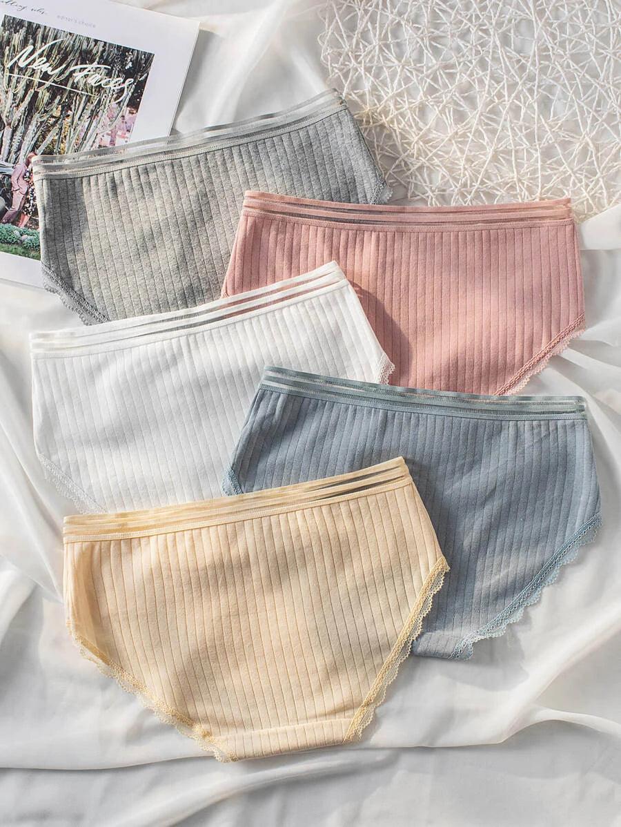 Premium Imported Underwear - Women Pack Of 4 Briefs - Young Trendz