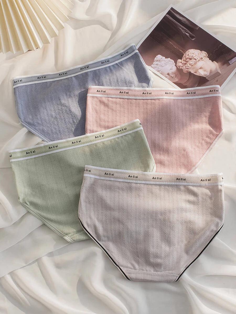 Premium Imported Underwear - Women Pack Of 4 Briefs - Young Trendz