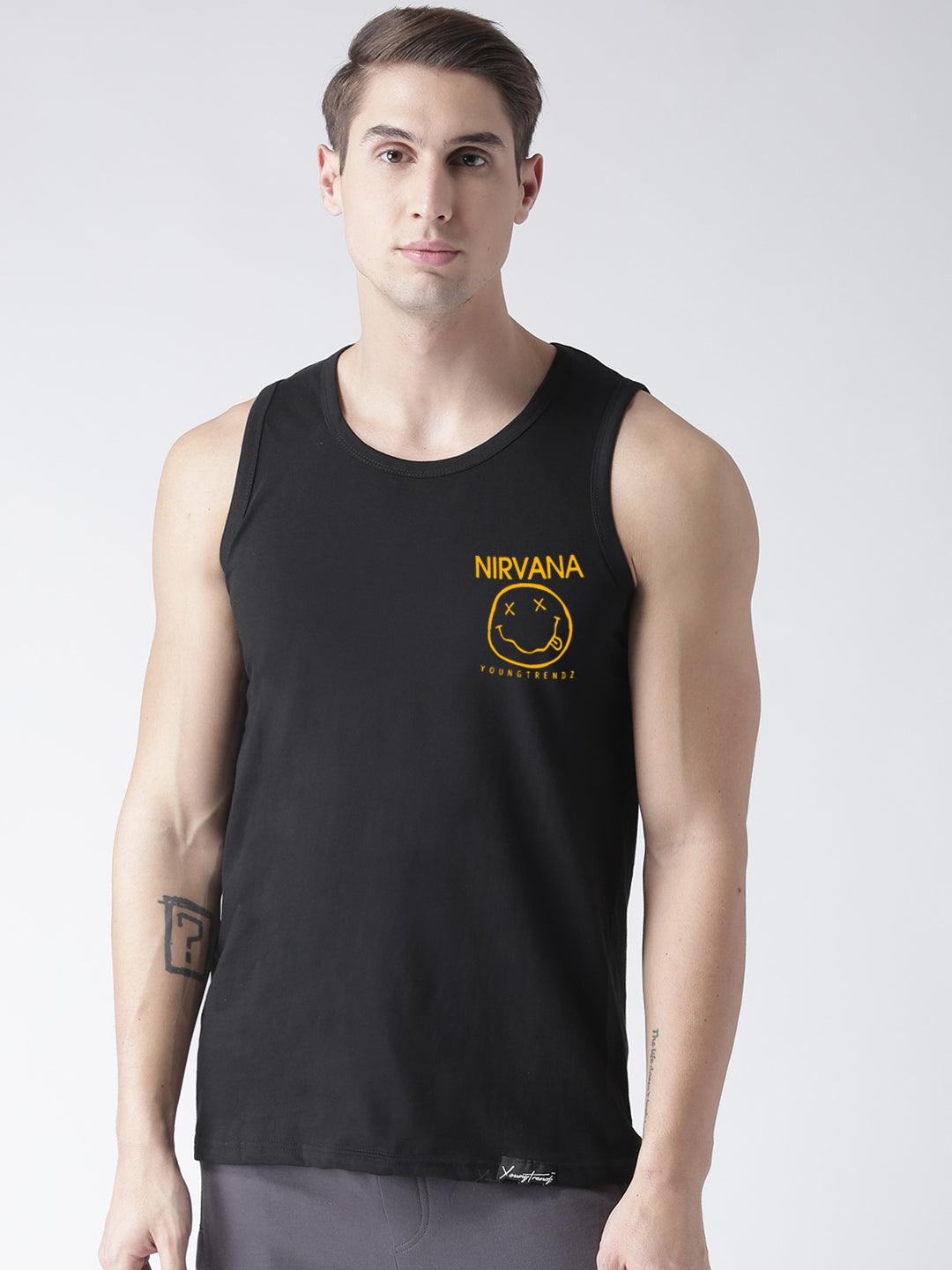 Mens Printed Sleeveless Combo Tshirt - Young Trendz