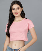 Young trendz Women's Casual Half Sleeve Crop Top (Pack Of 2) - Young Trendz