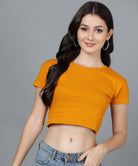 Young trendz Women's Casual Half Sleeve Crop Top (Pack Of 2) - Young Trendz