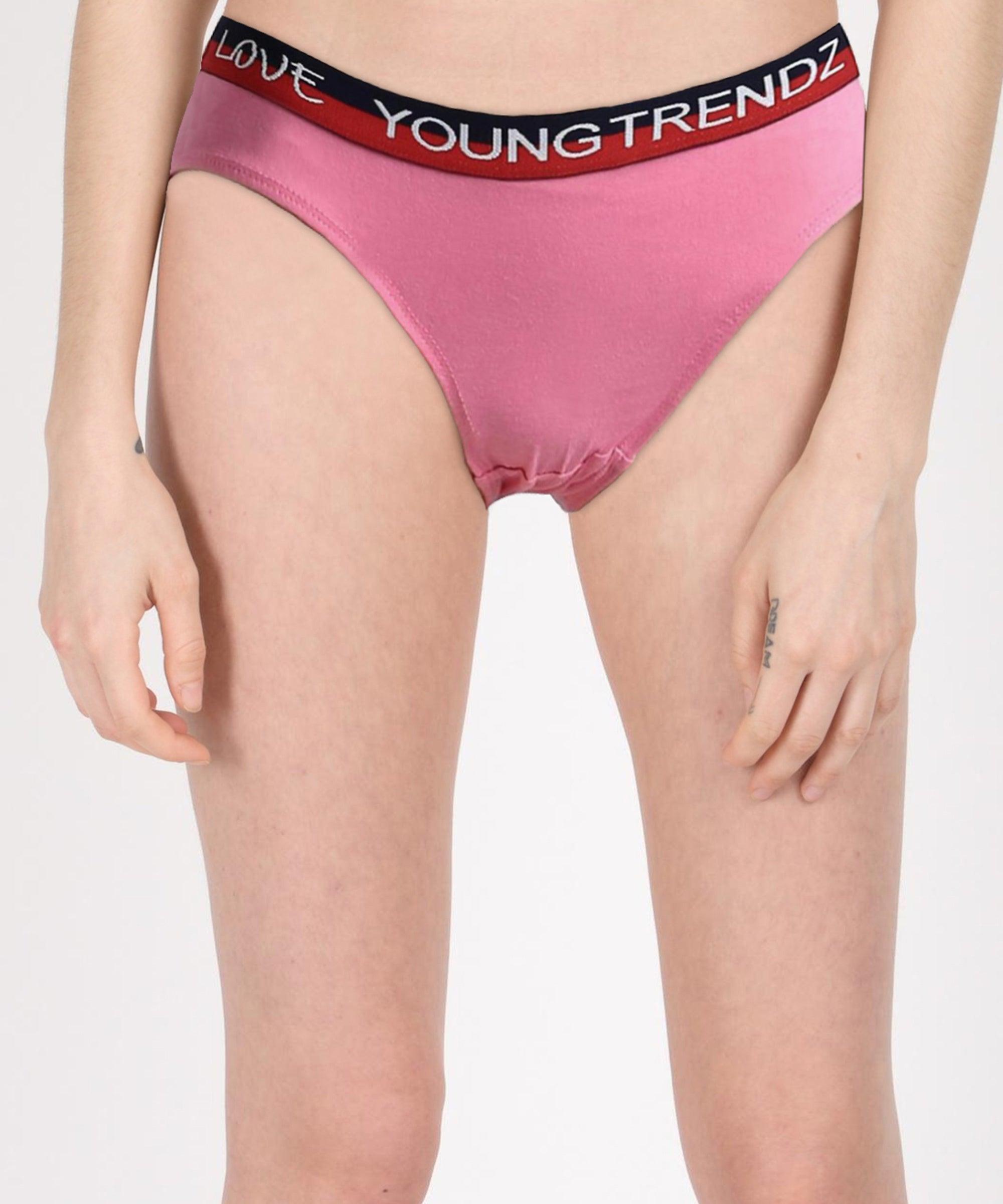 Girls Multicolours Hipster Pink colour Panty - Young Trendz