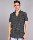 Mens Half Sleeve Casual Printed Shirt - Young Trendz