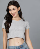 Young trendz Women's Casual Half Sleeve Crop Top (Pack Of 3) - Young Trendz