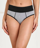 Young Trendz Women High Waist Hipster Grey Panty - Young Trendz