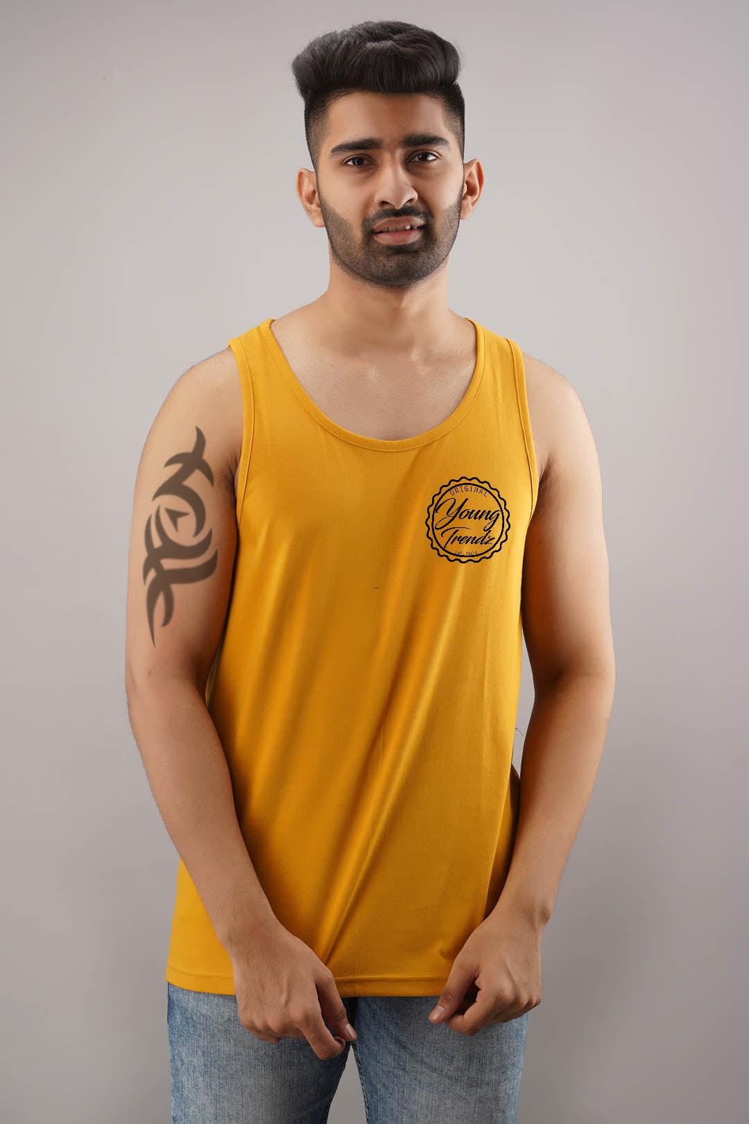 Mens Printed Sleeveless Combo Tshirt - Young Trendz