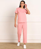 Women T-shirt & Pyjama Set Pure Soft Cotton - Combo Set - Young Trendz