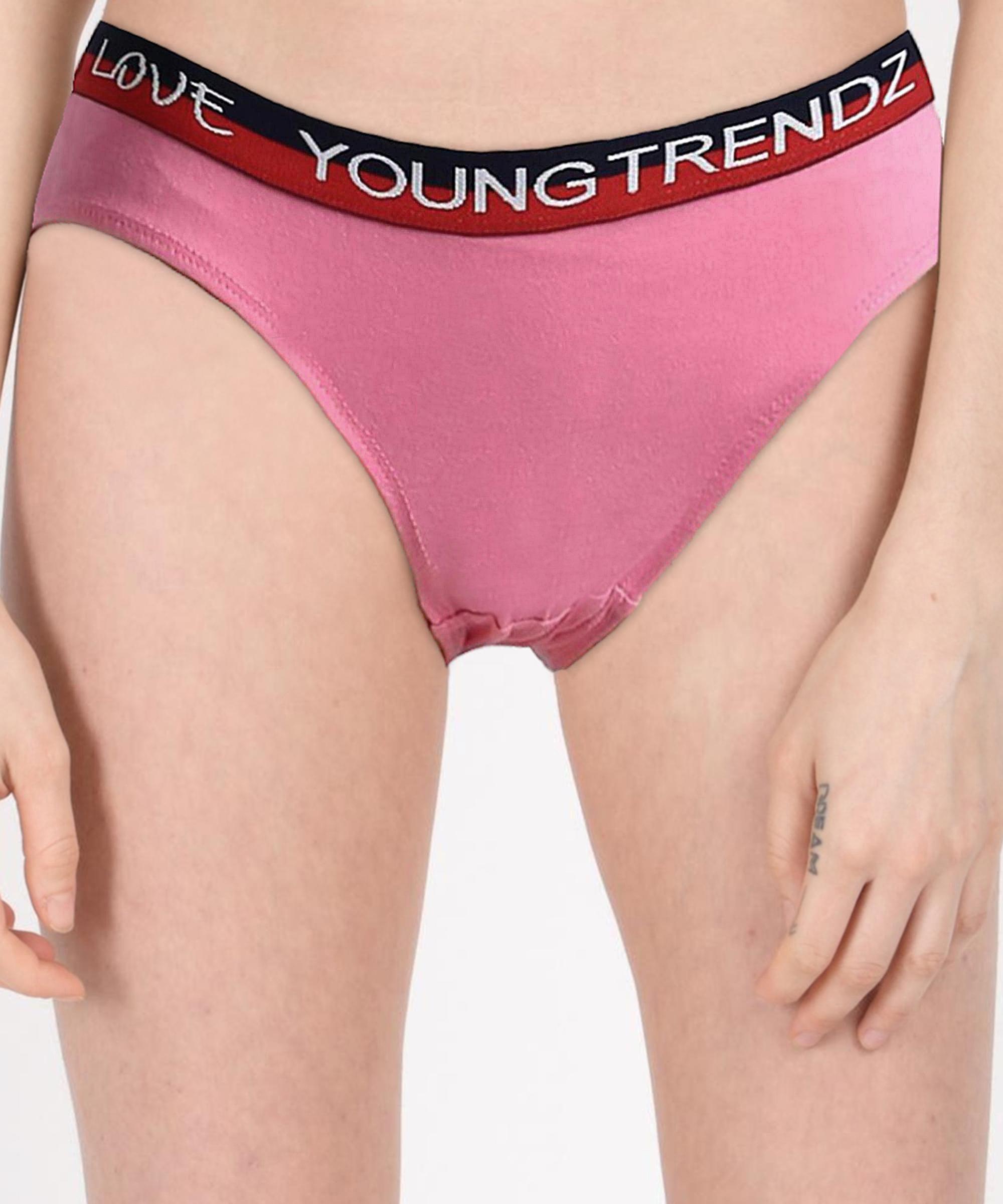 Girls Multicolours Hipster Pink colour Panty - Young Trendz
