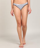 Women Branded Elastic Hipster_(Grey) - Young Trendz