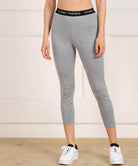 Womens Sports Tights (Grey) - Young Trendz