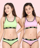 Girls Pink Trendz Lingerie Combo Set (Pack of 2) - Young Trendz