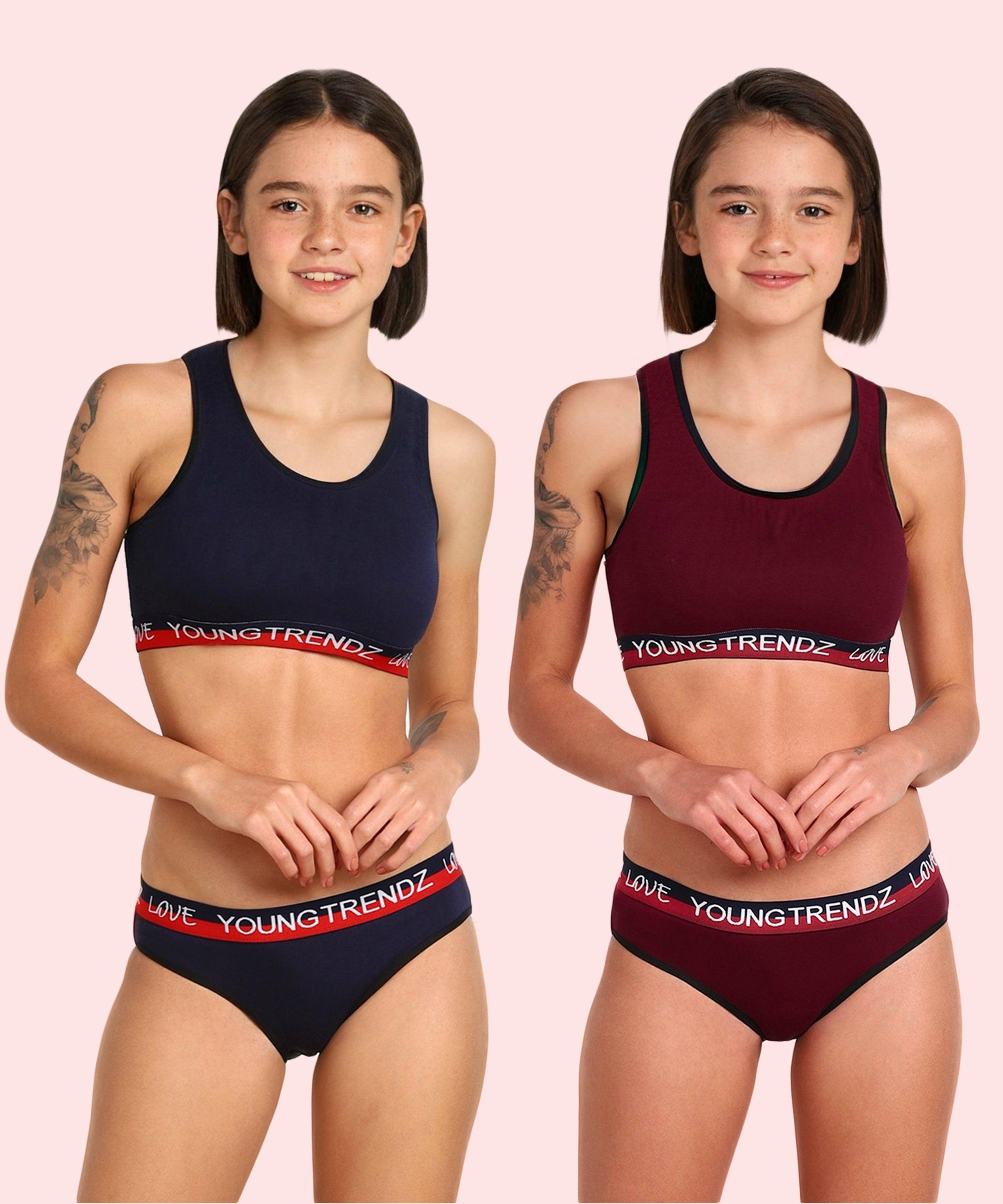 Young Trendz Girls Combo Lingerie Set - Young Trendz