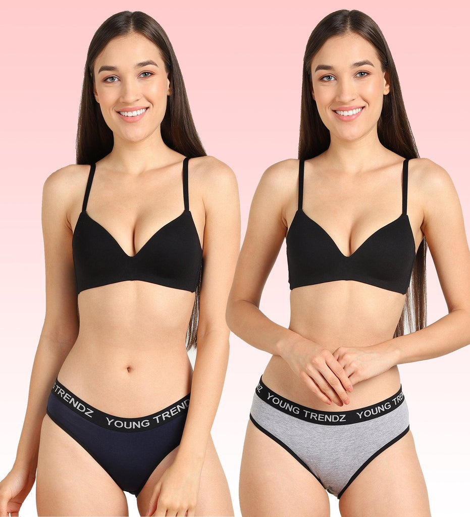 Young Trendz Womens YT Elastic Hipster - 2pcs Pack - Young Trendz