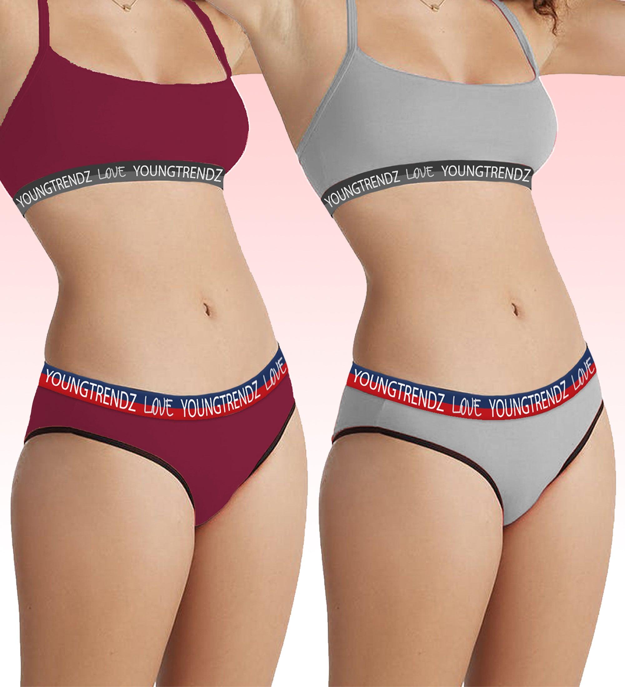 Young Trendz Women Love Elastic Hipster - 2pcs Pack - Young Trendz