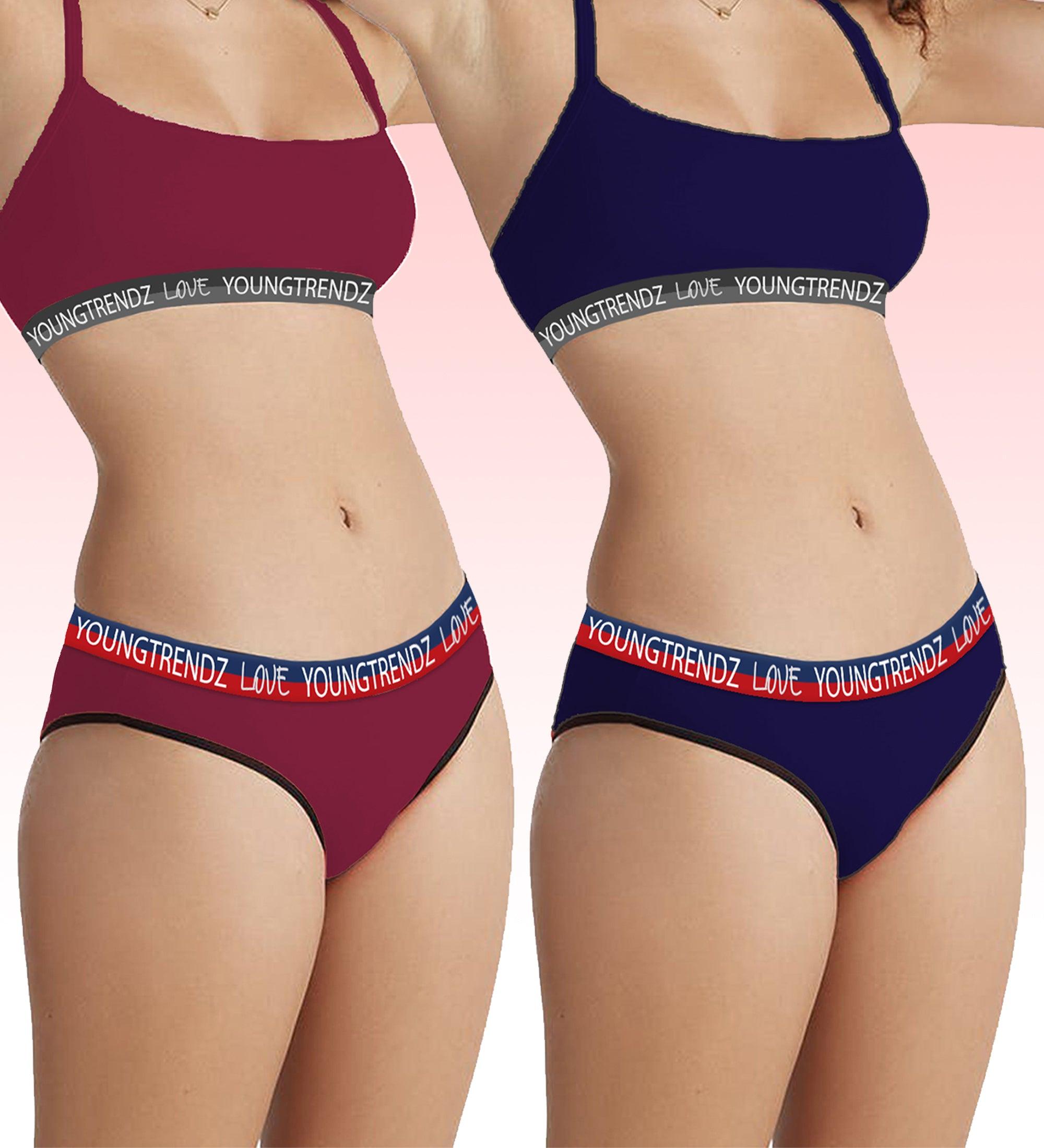 Young Trendz Women Love Elastic Hipster - 2pcs Pack - Young Trendz