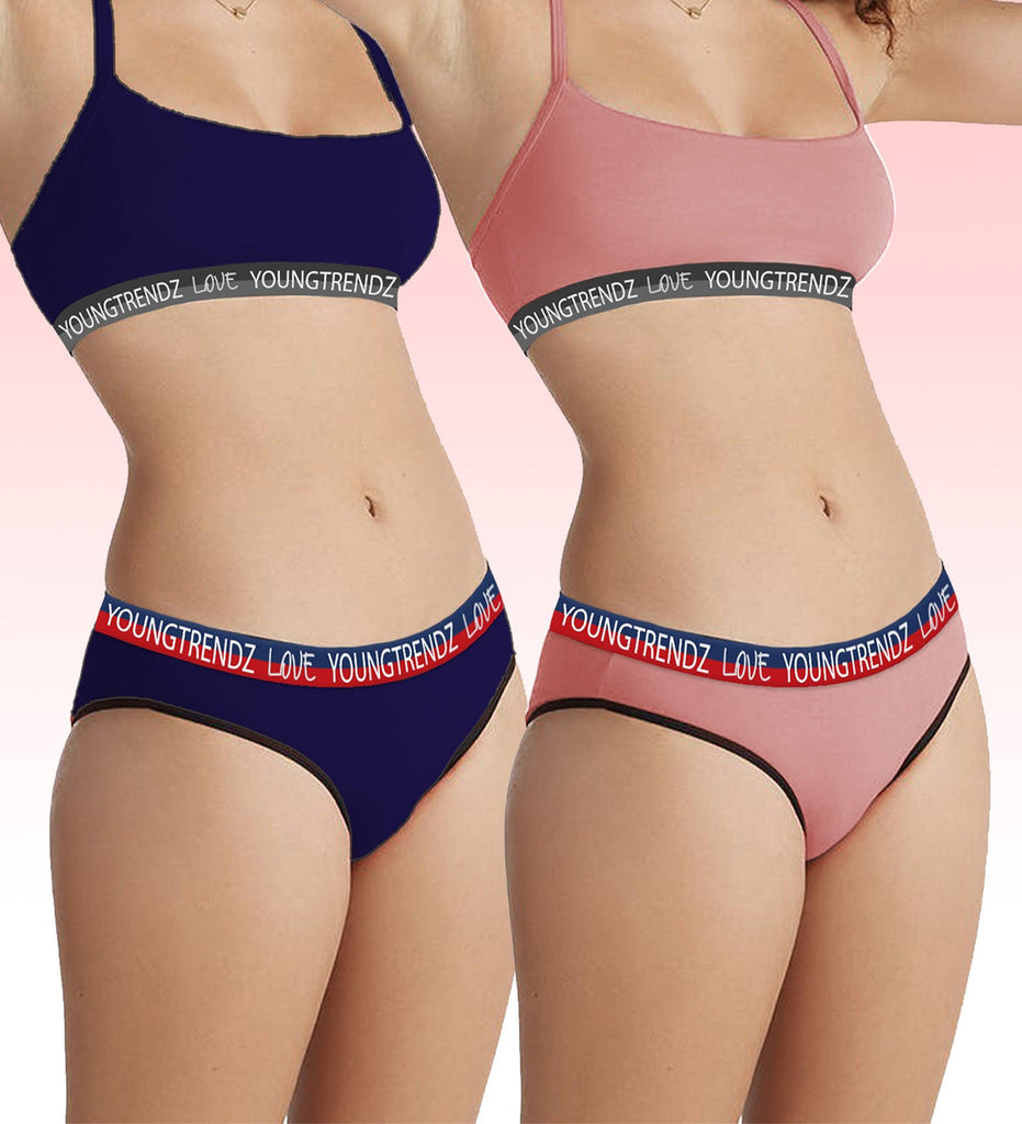 Young Trendz Women Love Elastic Hipster - 2pcs Pack - Young Trendz