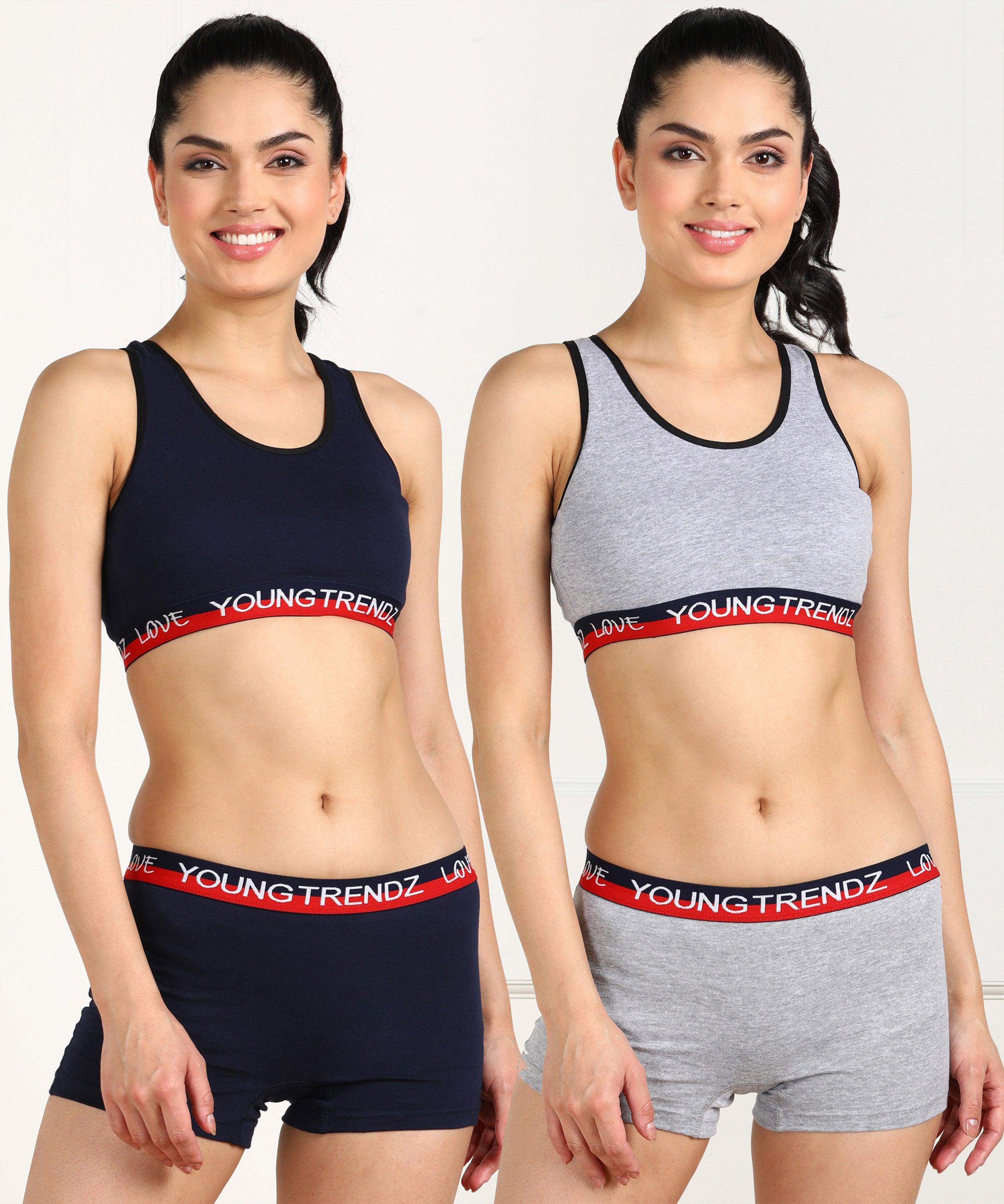 Womens Love Elastic Combo Swimwear(Pack of 2) - Young Trendz