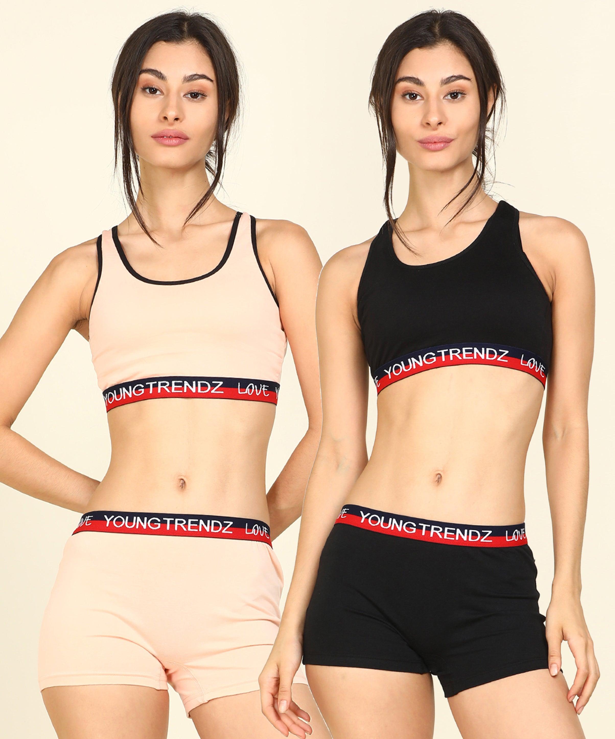 Womens Love Elastic Combo Swimwear(Pack of 2) - Young Trendz