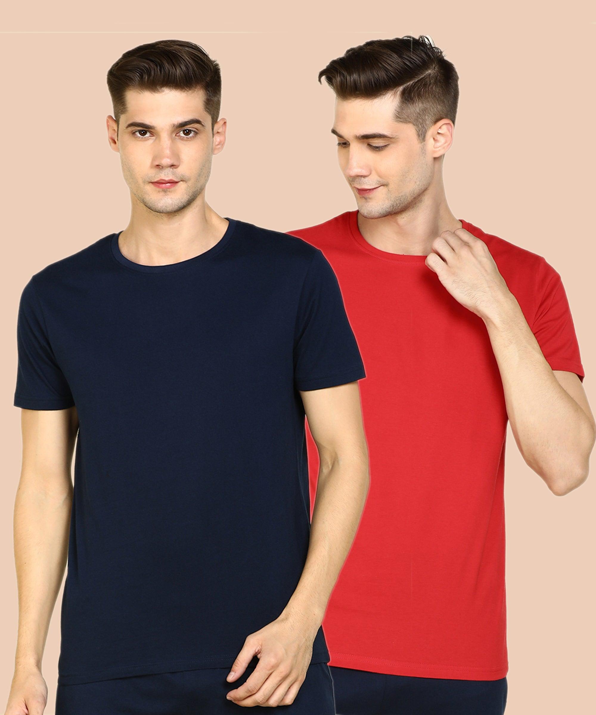 Young Trendz Men Halfsleeve Combo Solid Tshirt - Young Trendz