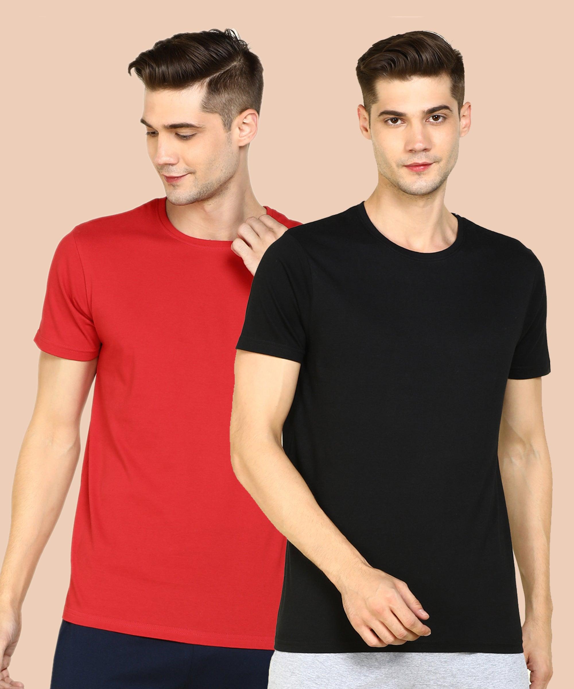 Young Trendz Men Halfsleeve Combo Solid Tshirt - Young Trendz