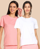 Womens Regular Fit Combo Solid Tshirt - Young Trendz