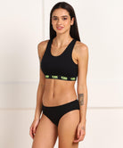 Womens Pink Trendz Sports Bar Bikini lingerie Set - Young Trendz