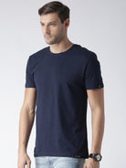 Men Half sleeve Solid Tshirt - Young Trendz