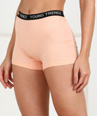 Womens YT Elastic Combo Boyshorts - Young Trendz