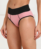 Young Trendz Women High Waist Hipster Pink Panty - Young Trendz