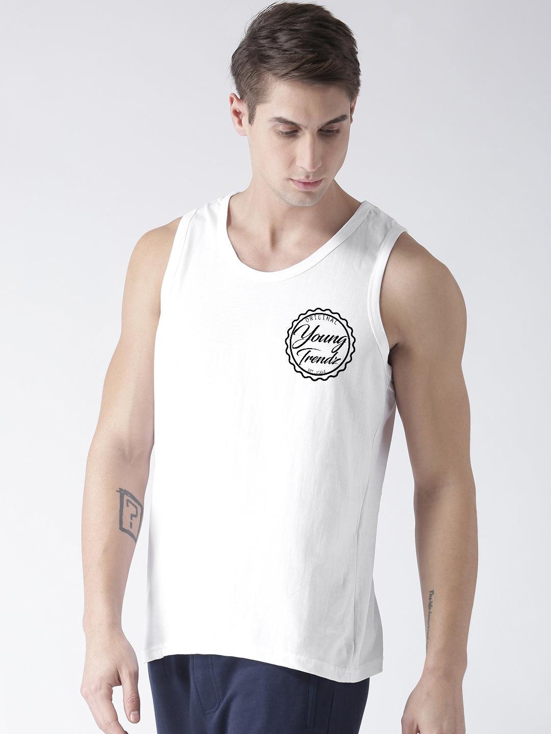 Mens Printed Sleeveless Combo Tshirt - Young Trendz