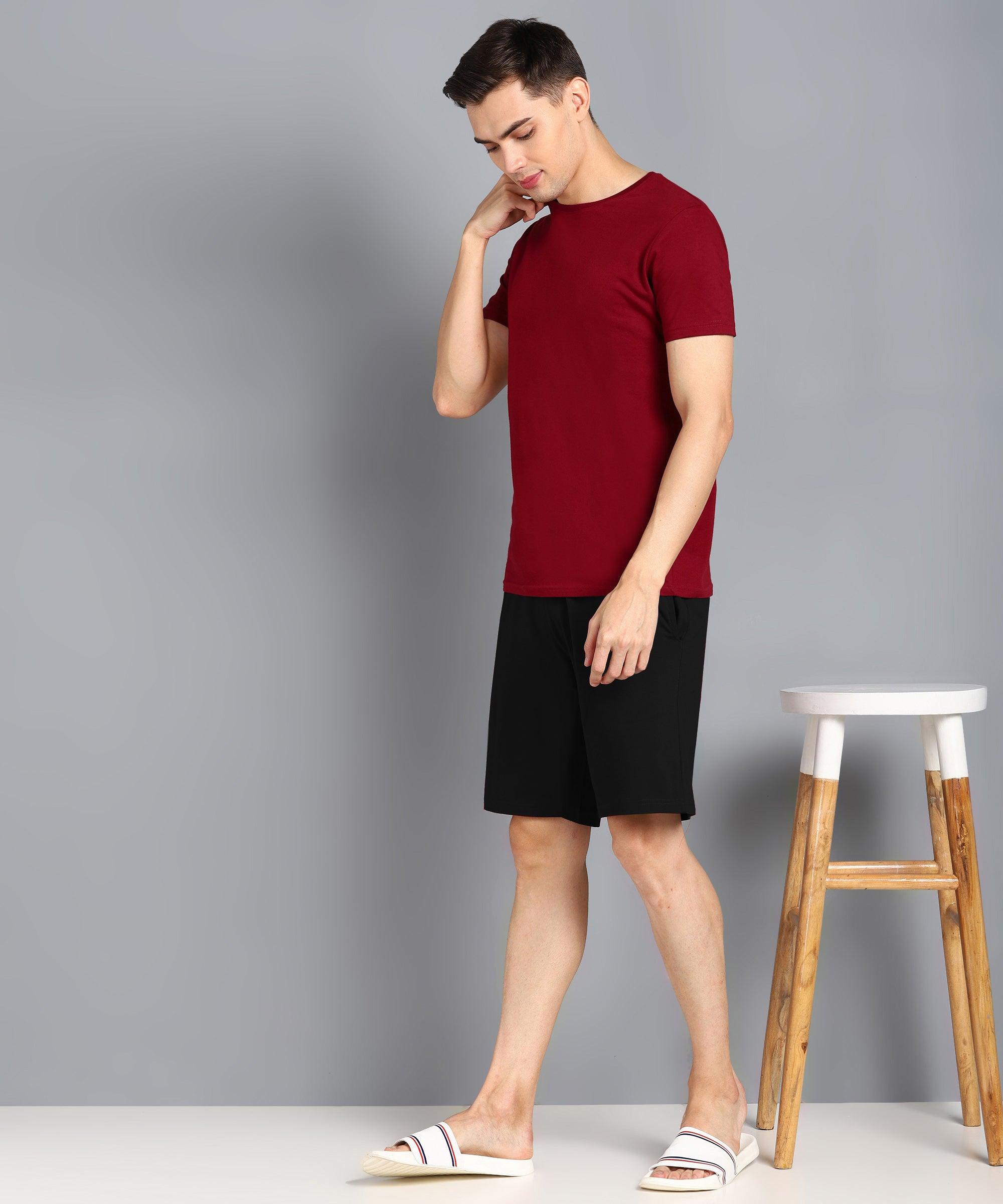 Young Trendz Men Halfsleeve Combo Solid Tshirt - Young Trendz